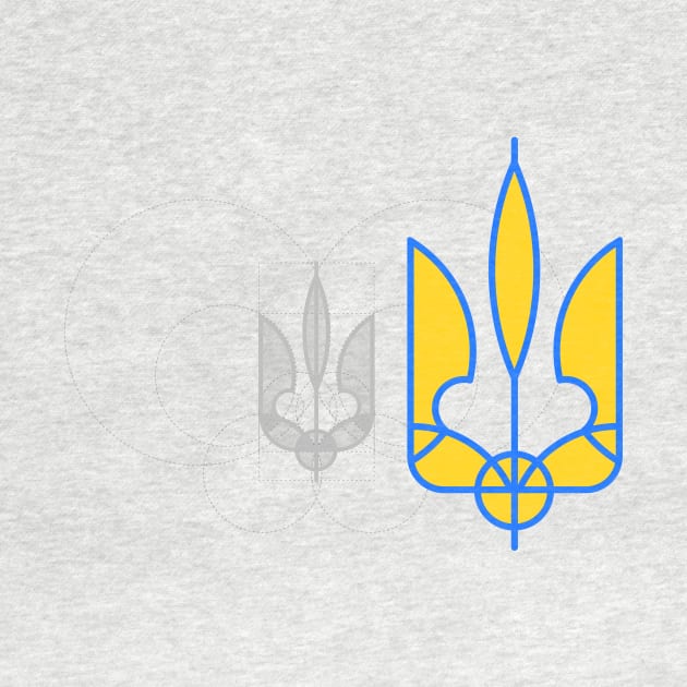 Ukrainian trident by Ychty